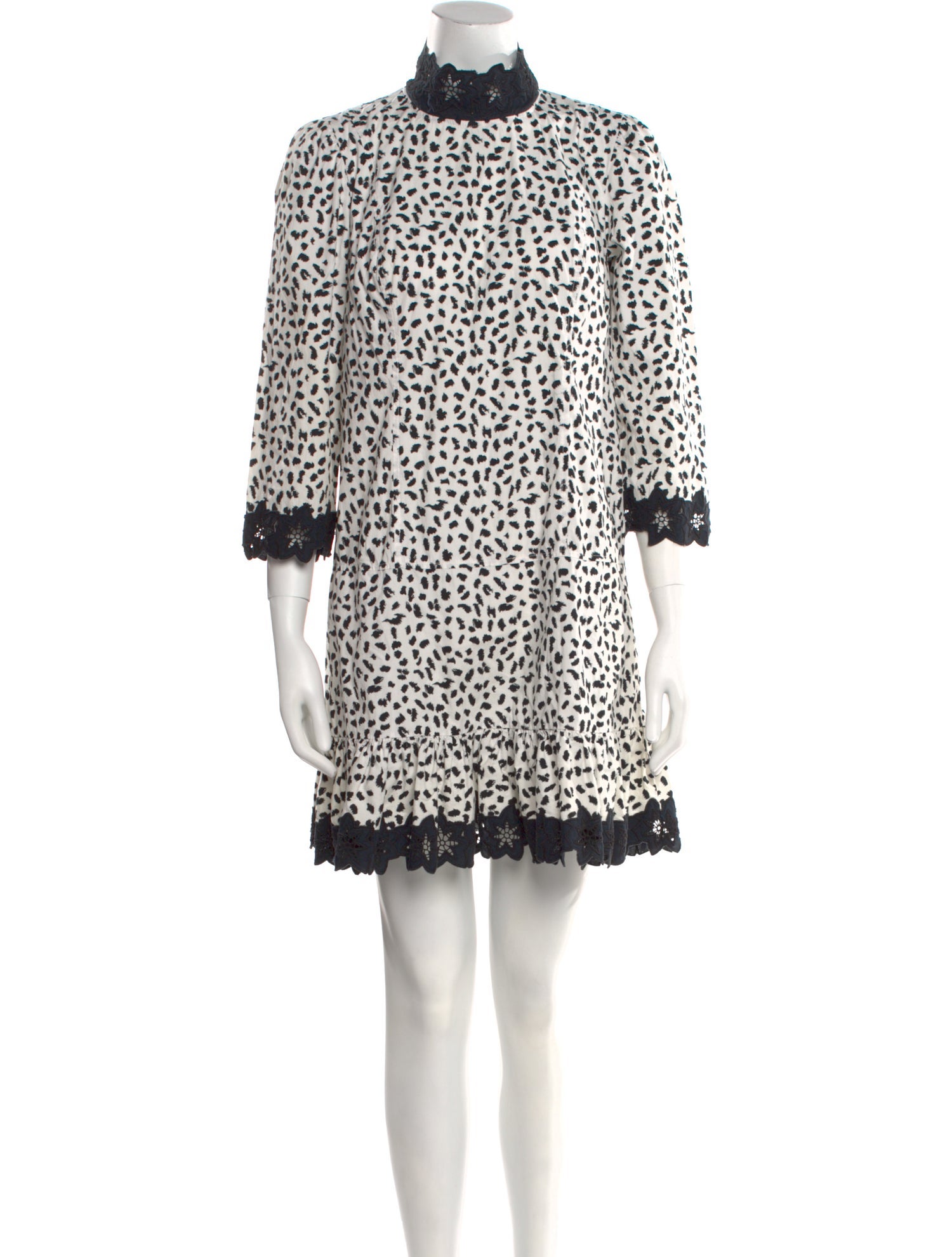 La Vie Rebecca Taylor Printed Mini Dress