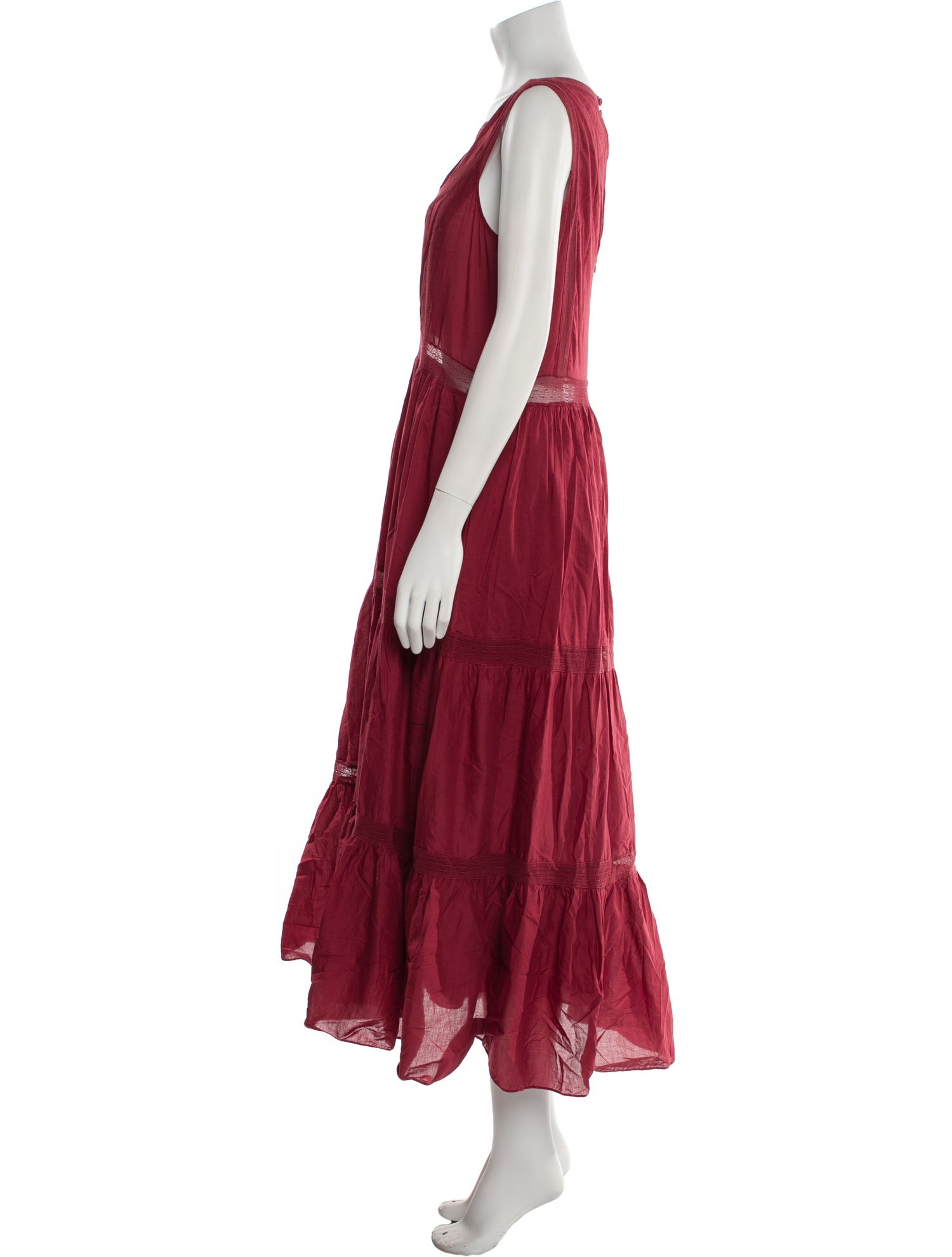 La Vie Rebecca Taylor V-Neck Long Dress w/ Tags