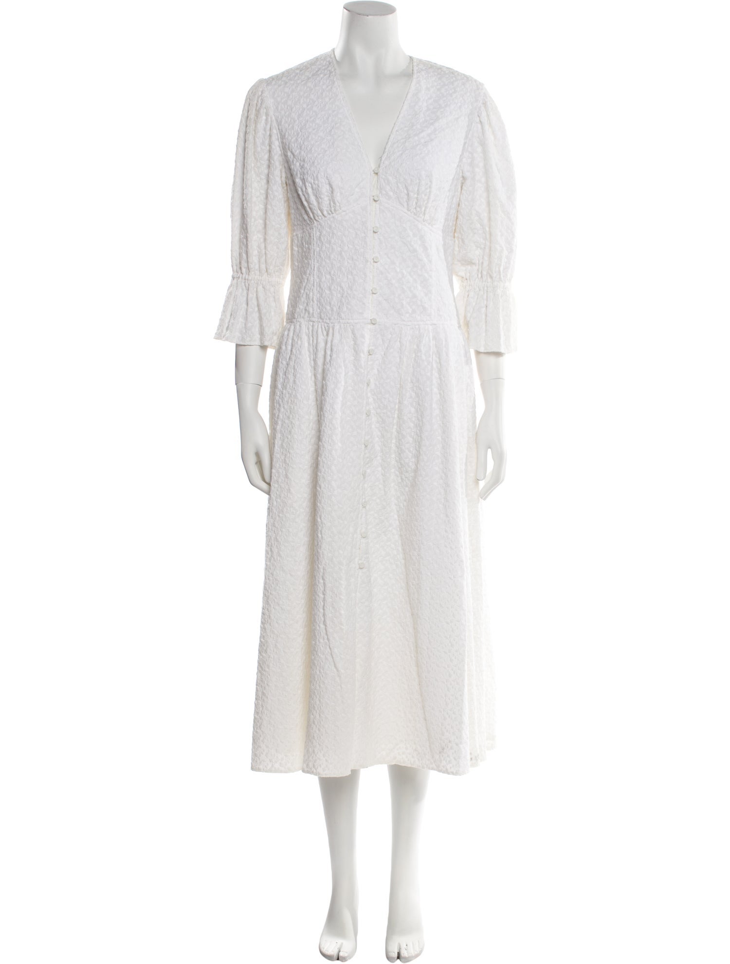 La Vie Rebecca Taylor V-Neck Long Dress