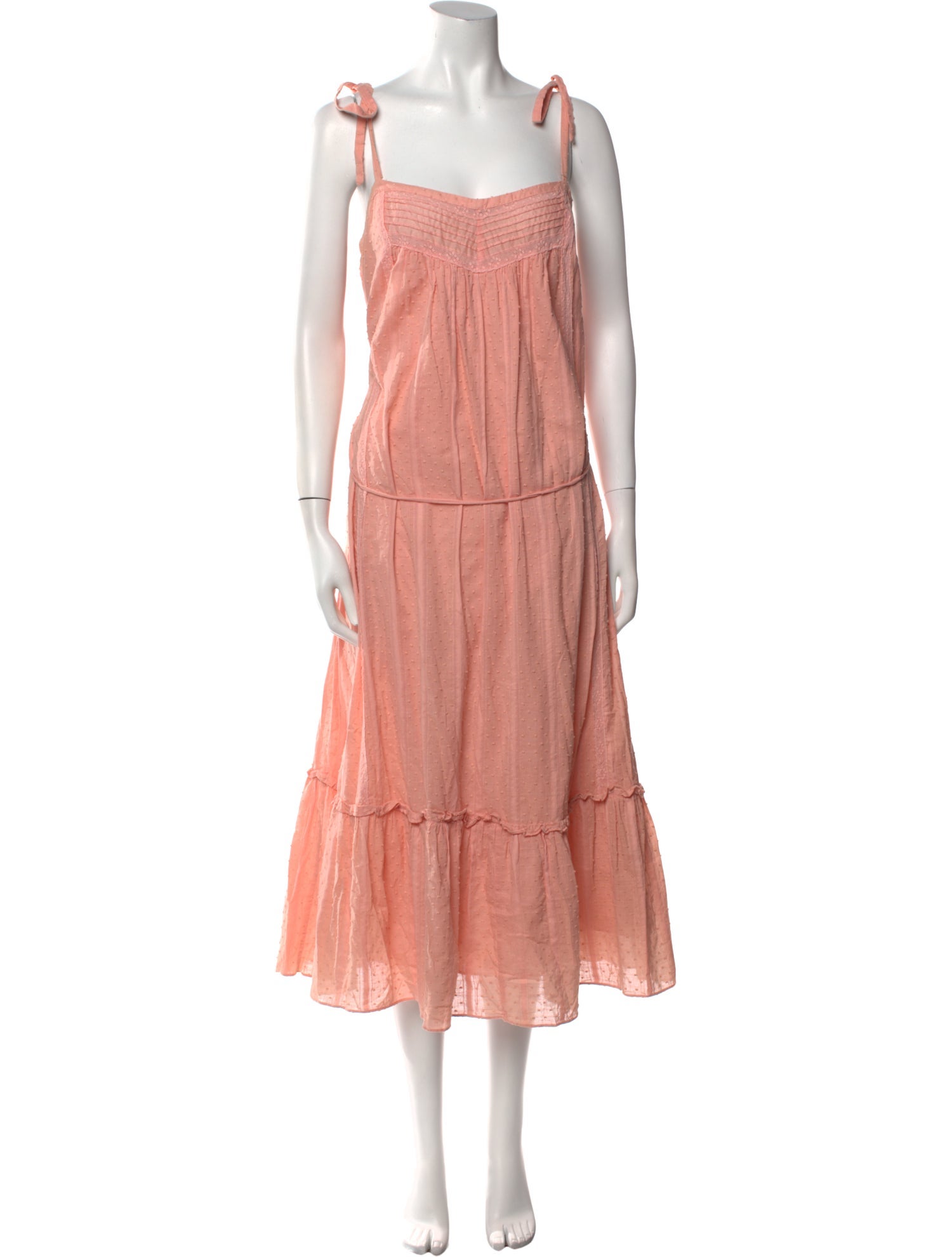 La Vie Rebecca Taylor Square Neckline Long Dress