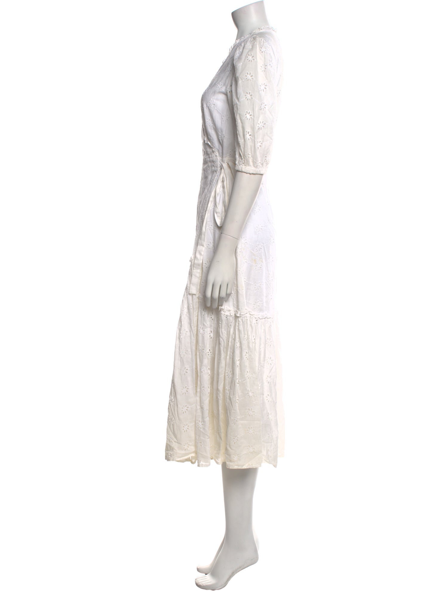 La Vie Rebecca Taylor V-Neck Long Dress