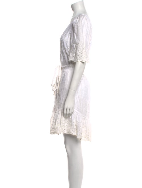 La Vie Rebecca Taylor Linen Knee-Length Dress