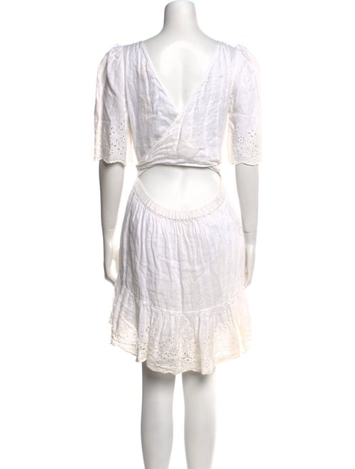 La Vie Rebecca Taylor Linen Knee-Length Dress