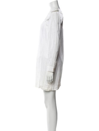 La Vie Rebecca Taylor Bateau Neckline Mini Dress