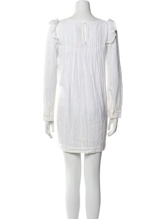 La Vie Rebecca Taylor Bateau Neckline Mini Dress