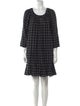 La Vie Rebecca Taylor Plaid Print Mini Dress