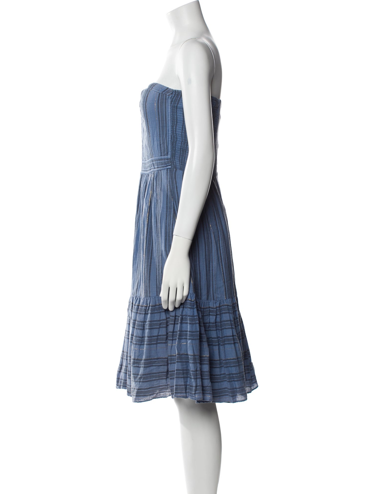 La Vie Rebecca Taylor Striped Mini Dress