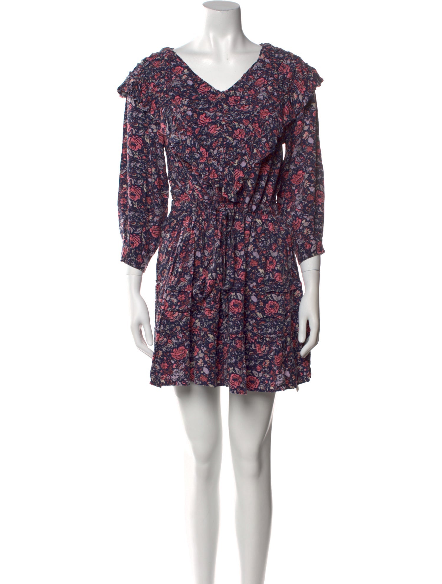 La Vie Rebecca Taylor Floral Print Mini Dress w/ Tags