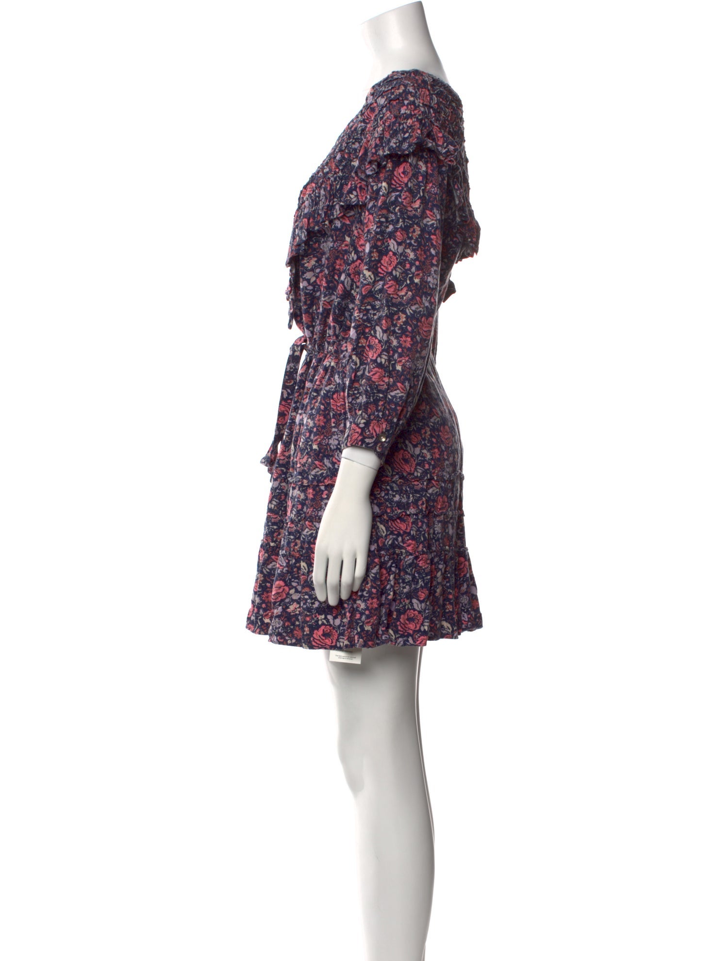 La Vie Rebecca Taylor Floral Print Mini Dress w/ Tags