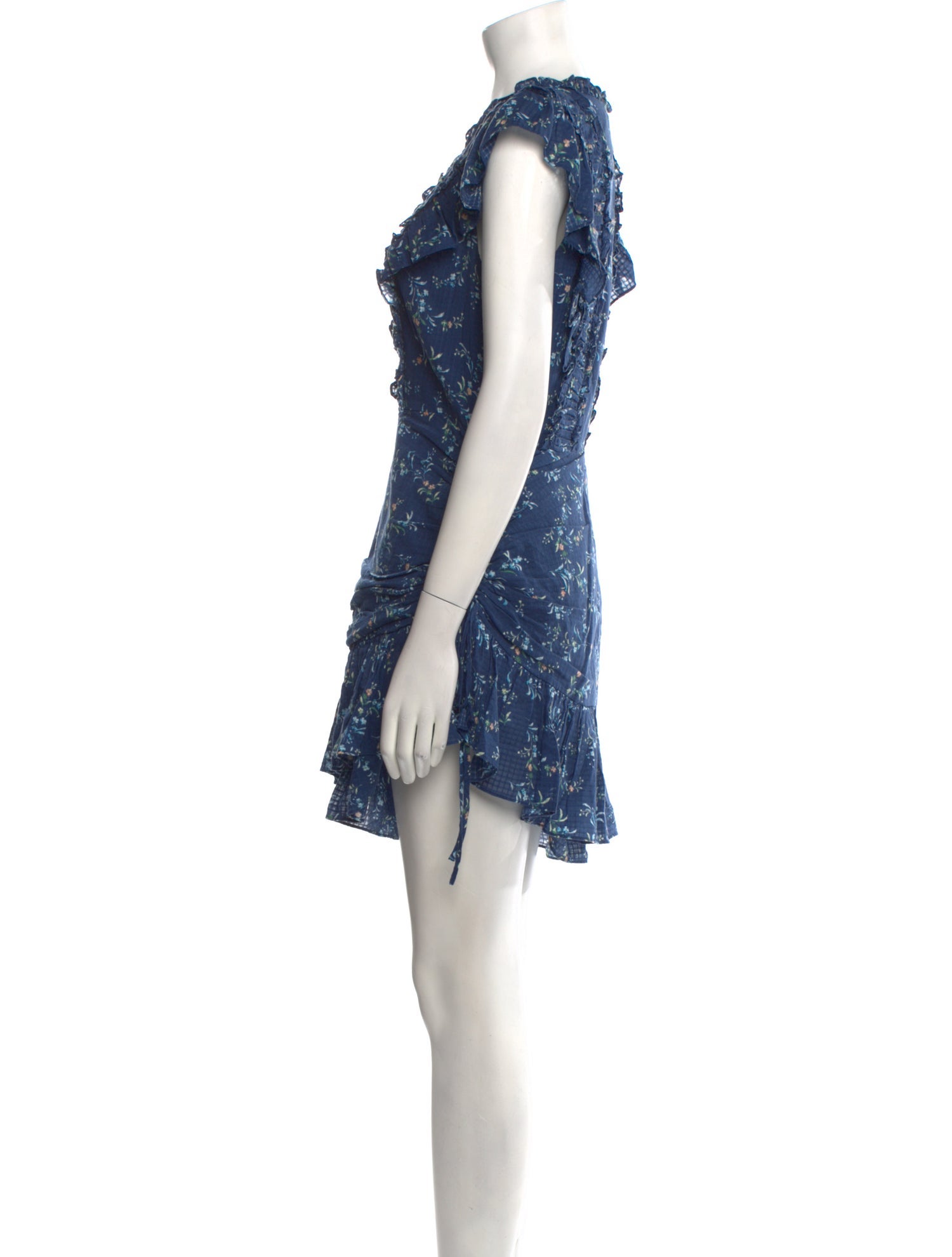 La Vie Rebecca Taylor Floral Print Mini Dress