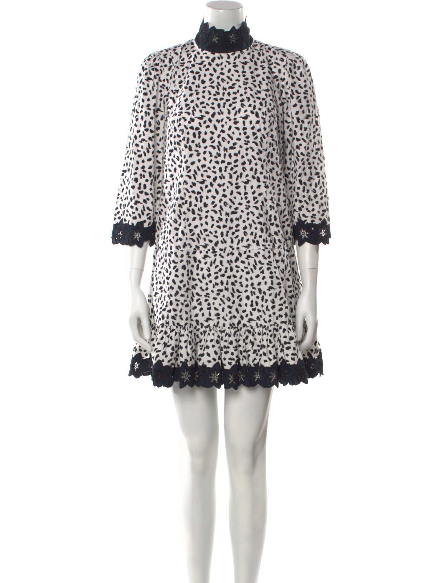 La Vie Rebecca Taylor Printed Mini Dress