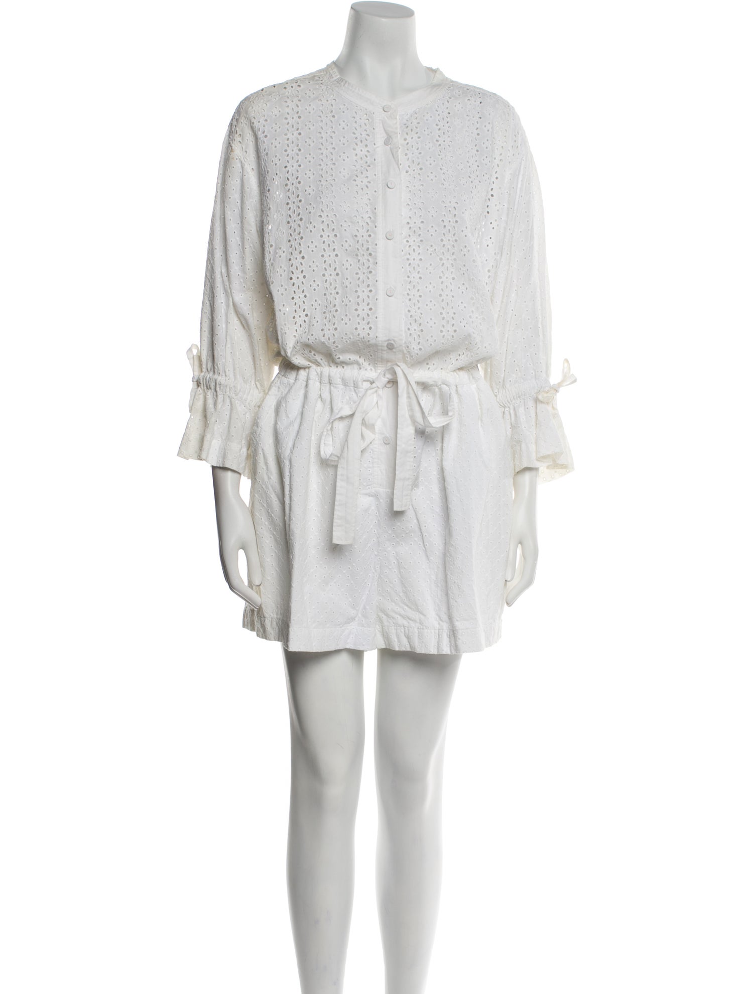 La Vie Rebecca Taylor Crew Neck Romper