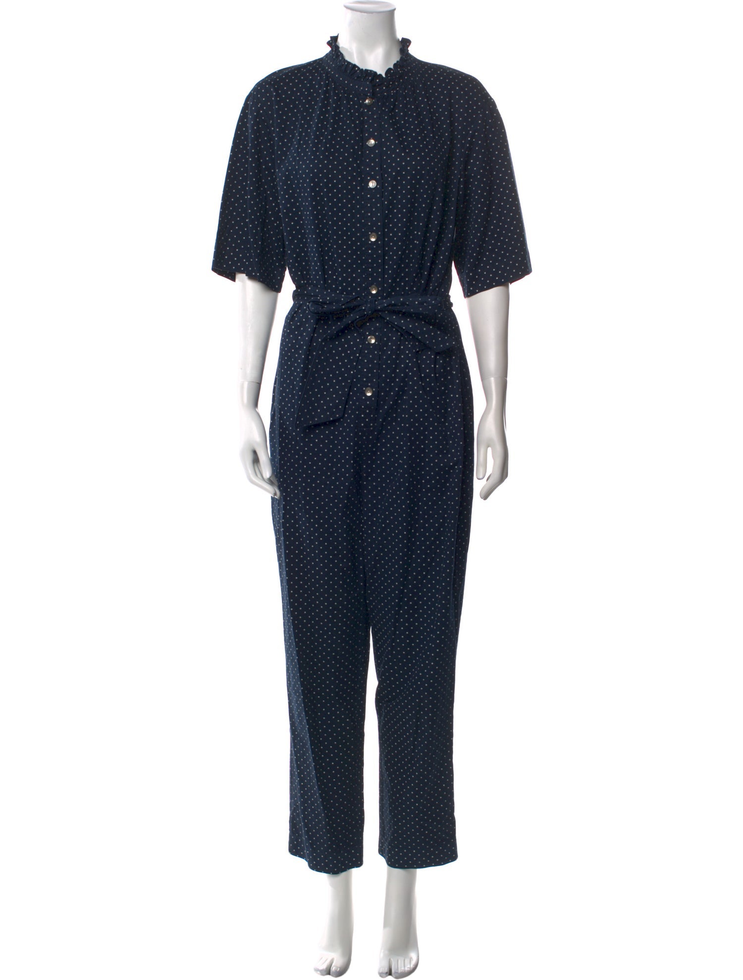 La Vie Rebecca Taylor Polka Dot Print Jumpsuit