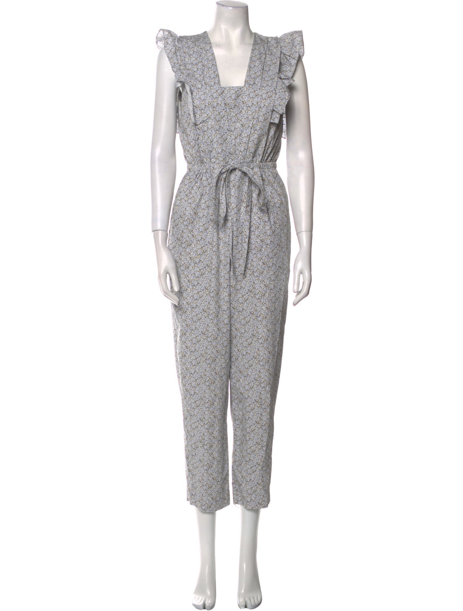 La Vie Rebecca Taylor Printed Mock Neck Jumpsuit