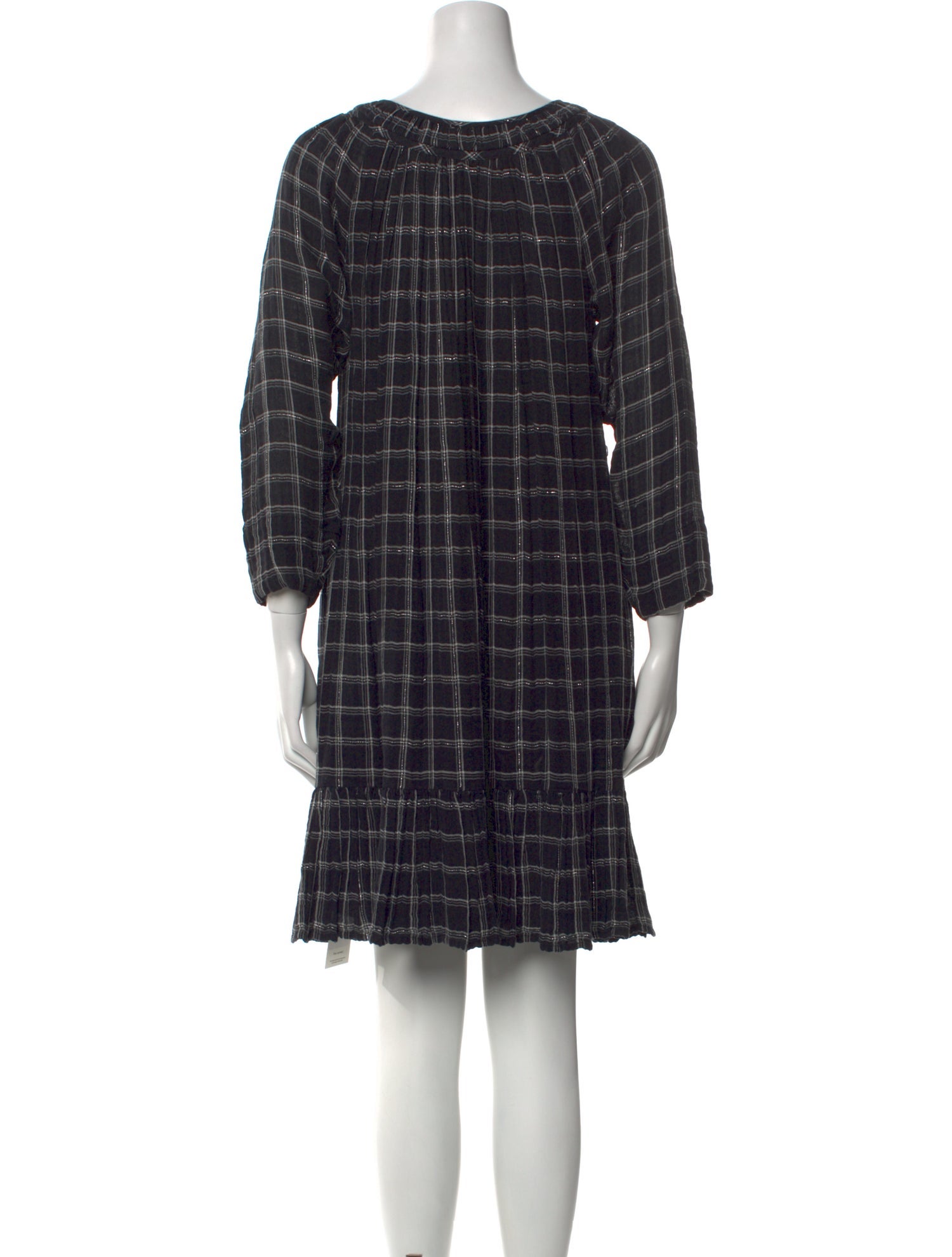 La Vie Rebecca Taylor Plaid Print Knee-Length Dress - Black Dresses,  Clothing - WLAVR25826 | The RealReal