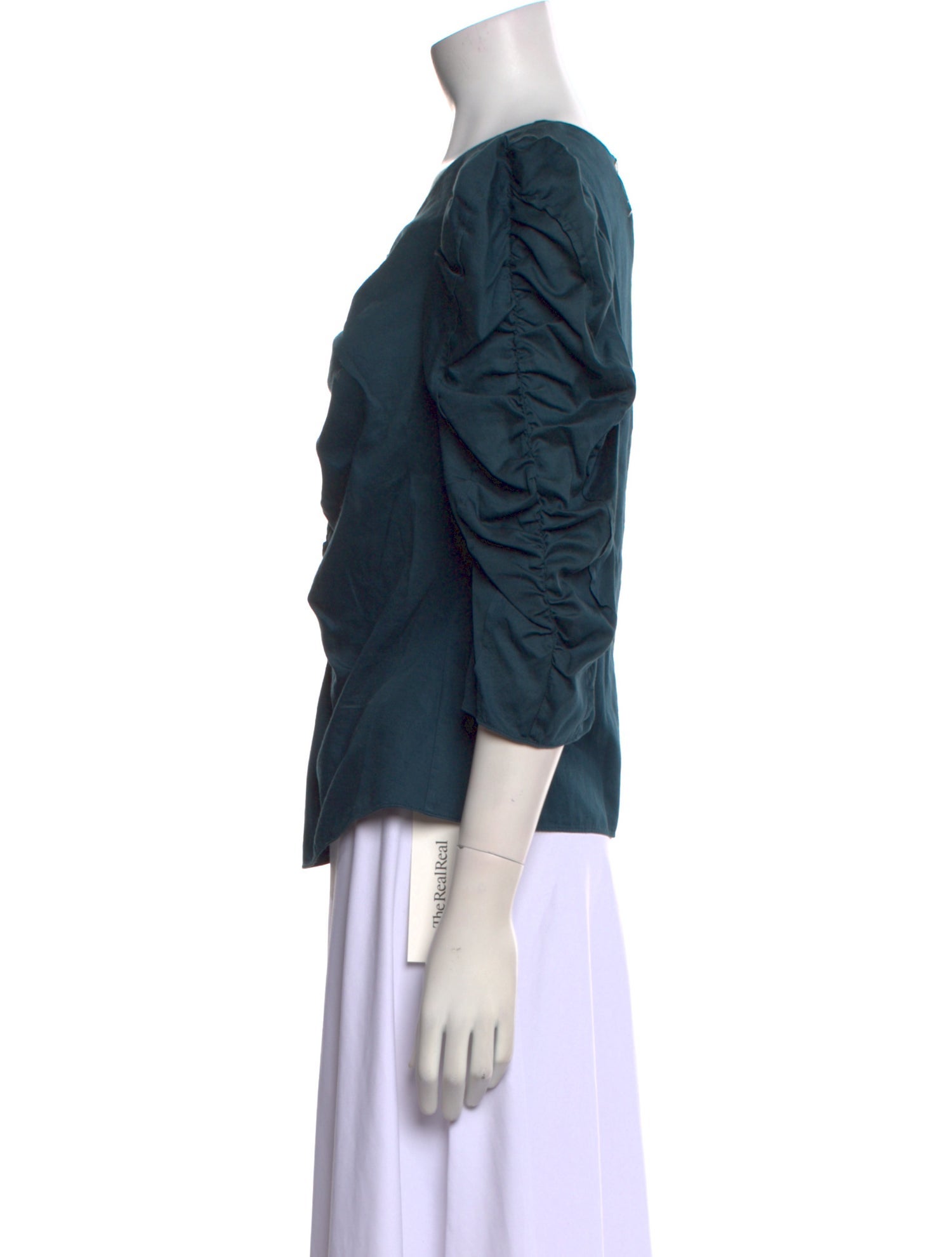 La Vie Rebecca Taylor V-Neck Three-Quarter Sleeve Blouse w/ Tags