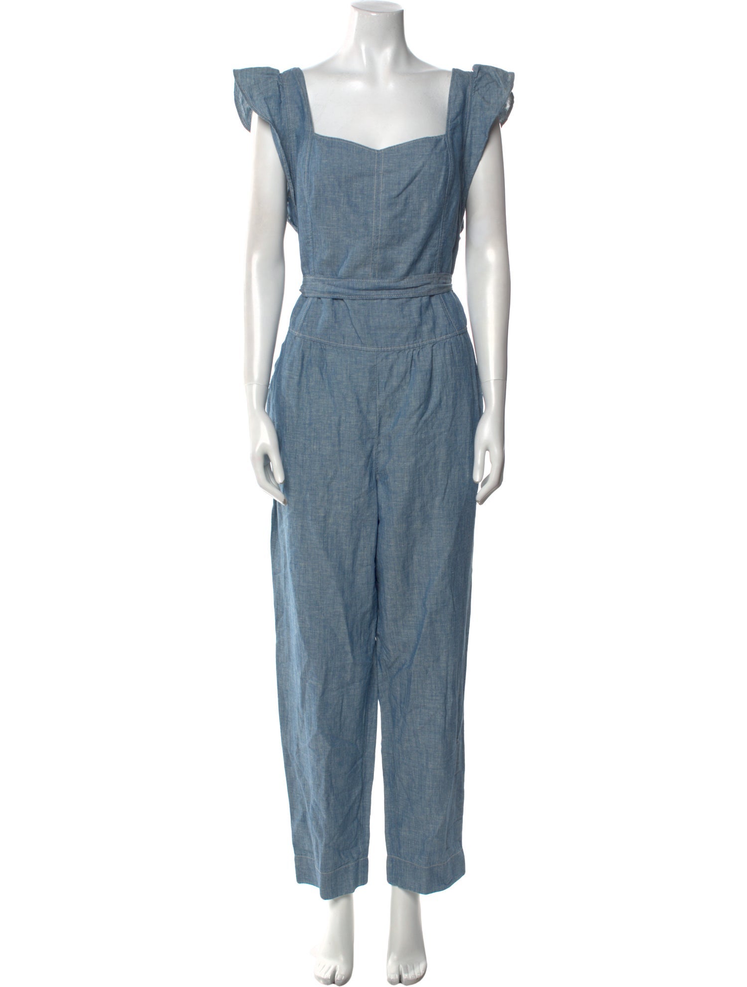 La Vie Rebecca Taylor Square Neckline Jumpsuit
