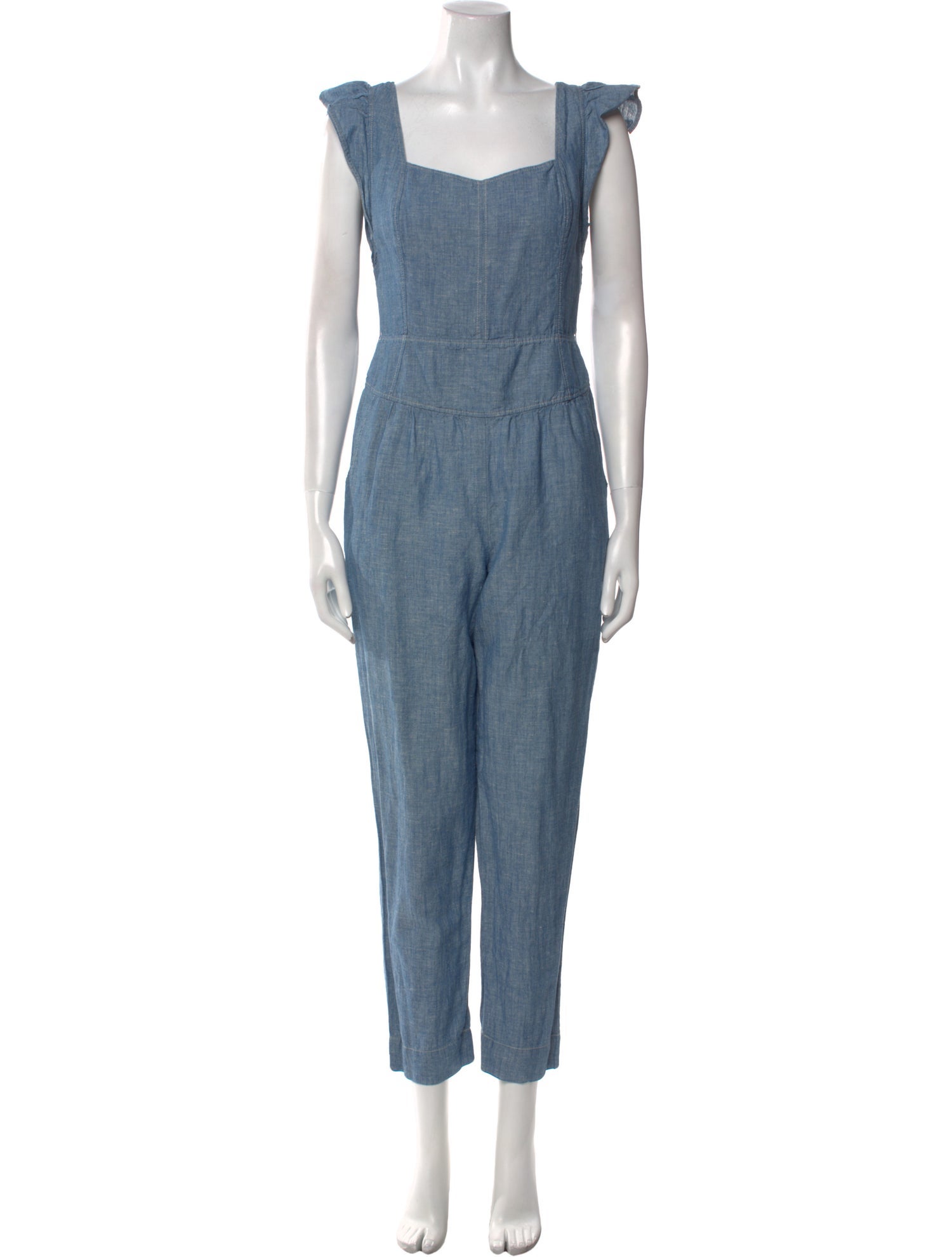 La Vie Rebecca Taylor Square Neckline Jumpsuit