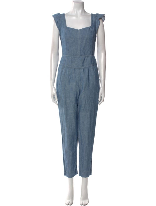 La Vie Rebecca Taylor Square Neckline Jumpsuit