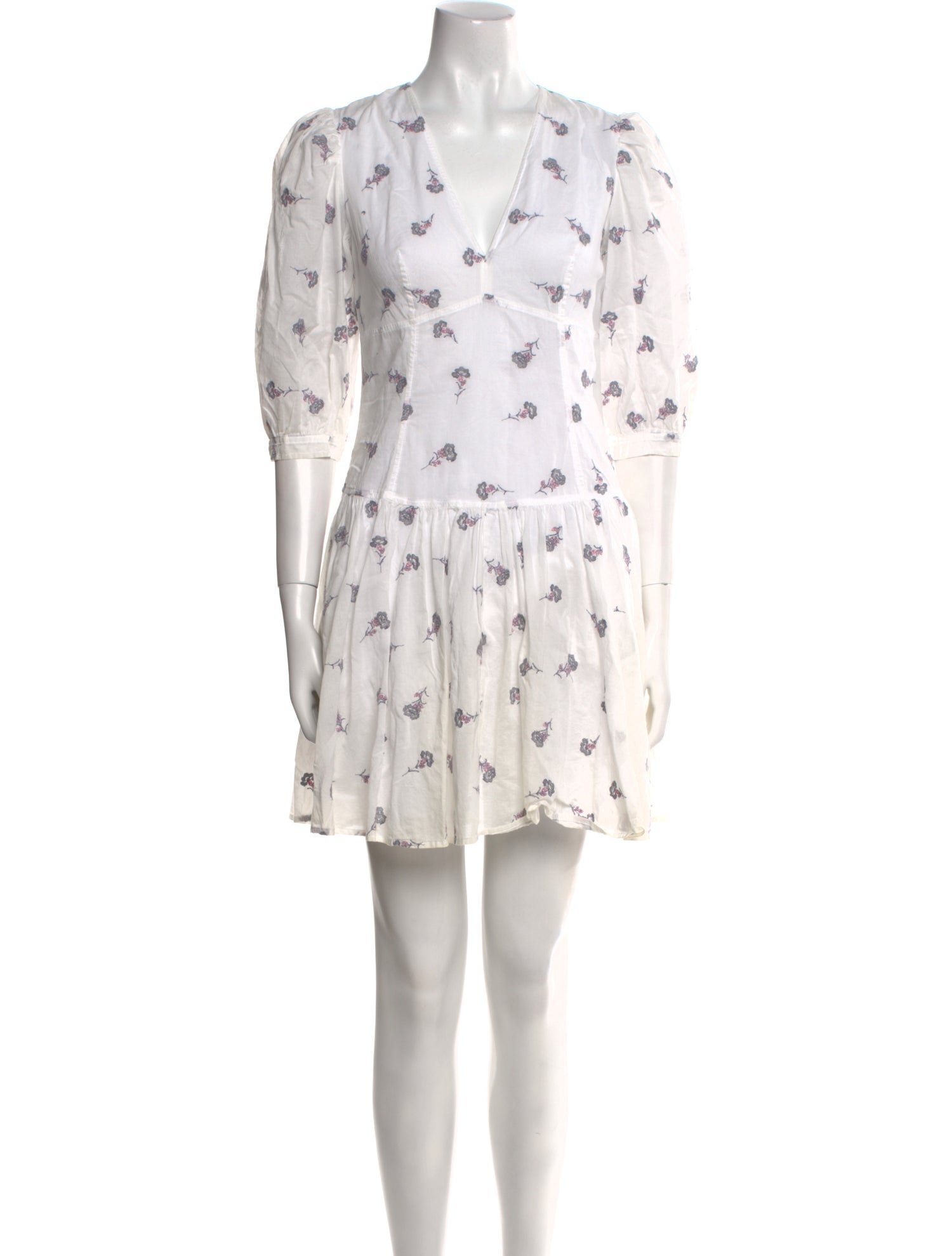 La Vie Rebecca Taylor Floral Print Mini Dress w/ Tags