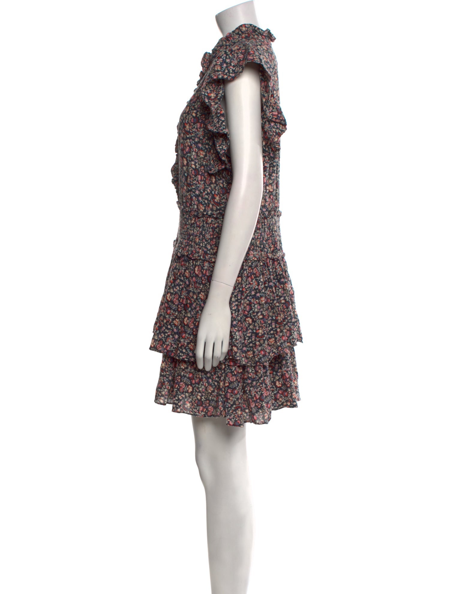La Vie Rebecca Taylor Floral Print Mini Dress w/ Tags