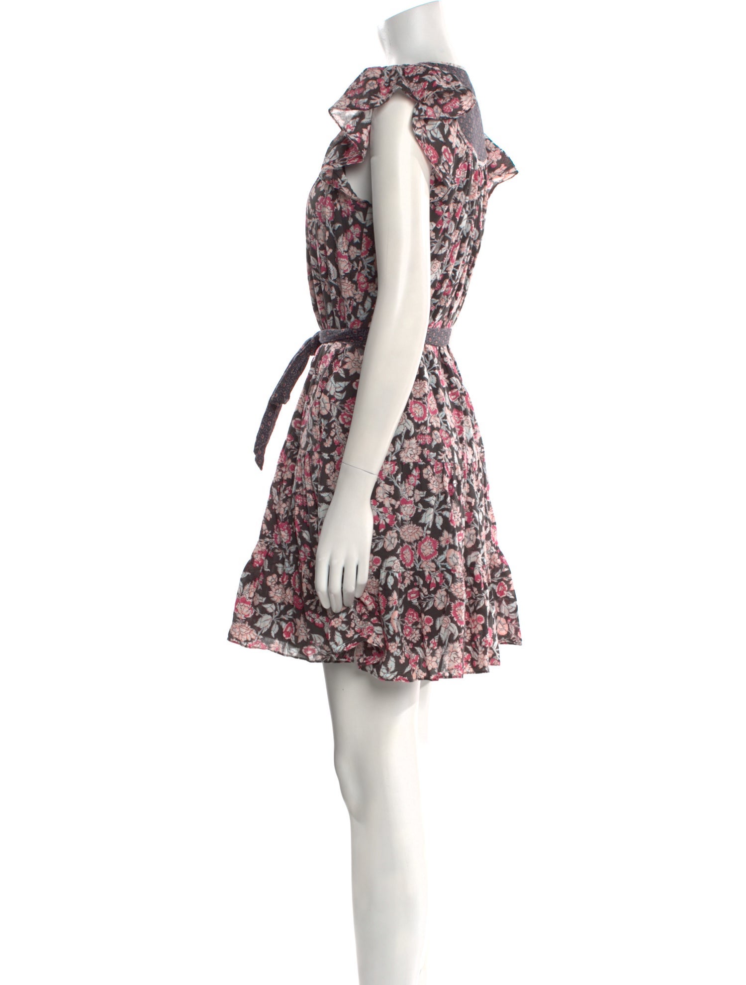 La Vie Rebecca Taylor Floral Print Mini Dress w/ Tags