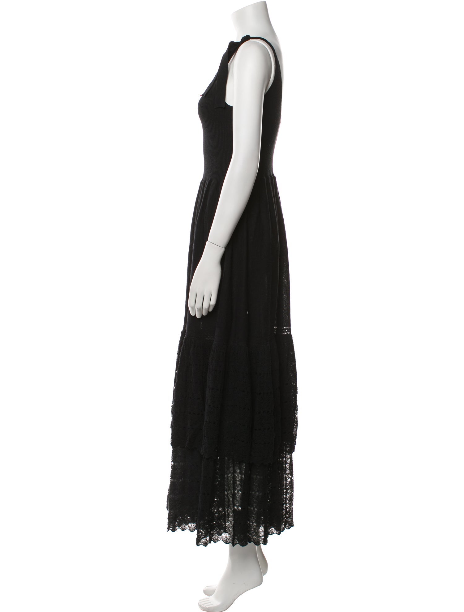 La Vie Rebecca Taylor V-Neck Long Dress