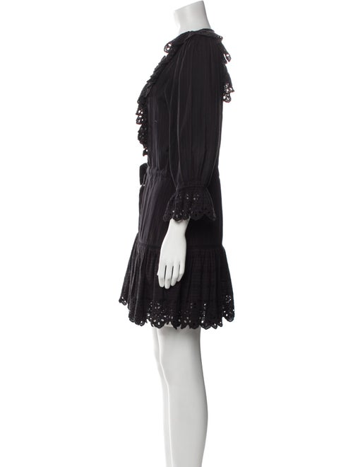 La Vie Rebecca Taylor Scoop Neck Mini Dress