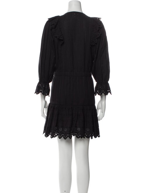 La Vie Rebecca Taylor Scoop Neck Mini Dress