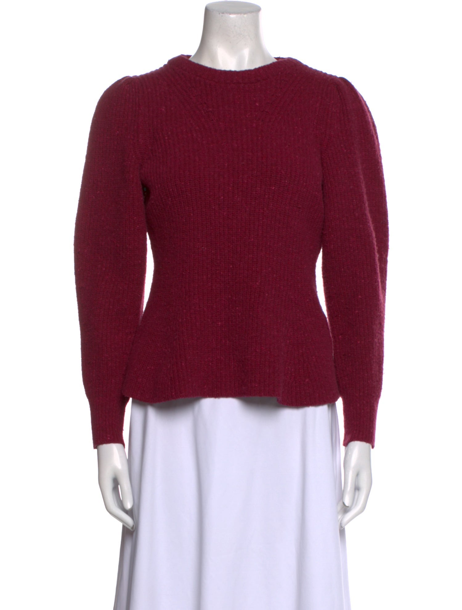 La Vie Rebecca Taylor Merino Wool Crew Neck Sweater