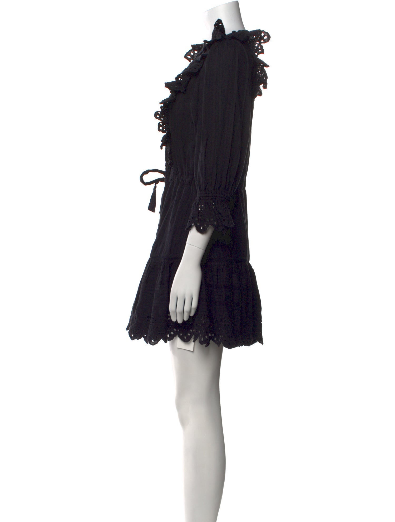 La Vie Rebecca Taylor Scoop Neck Mini Dress