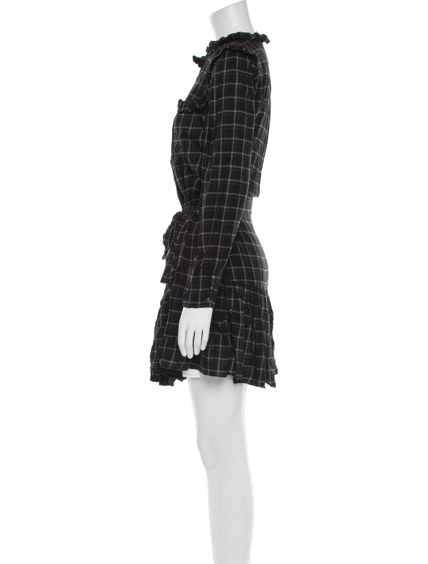 La Vie Rebecca Taylor Plaid Print Mini Dress