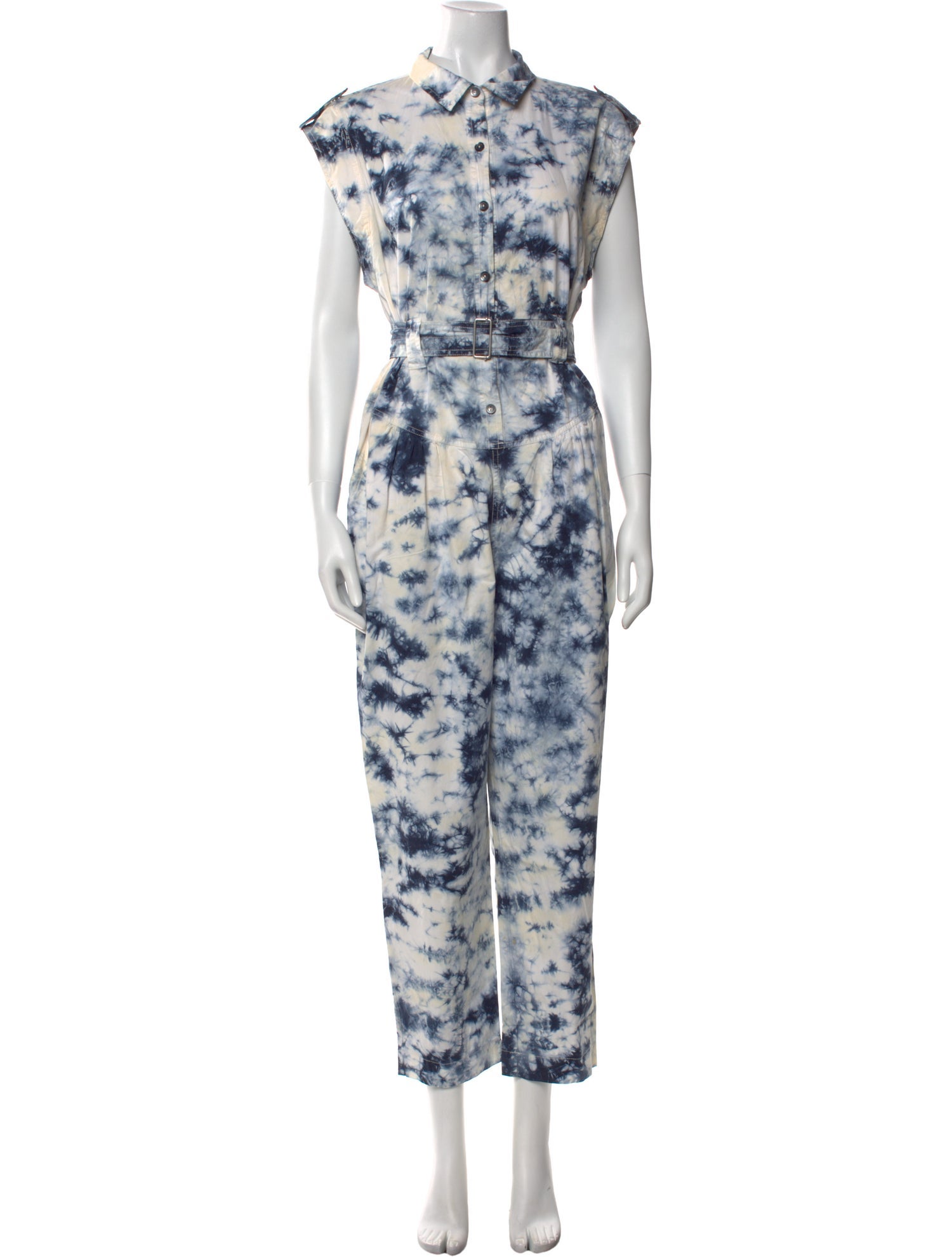 La Vie Rebecca Taylor Tie-Dye Print Jumpsuit