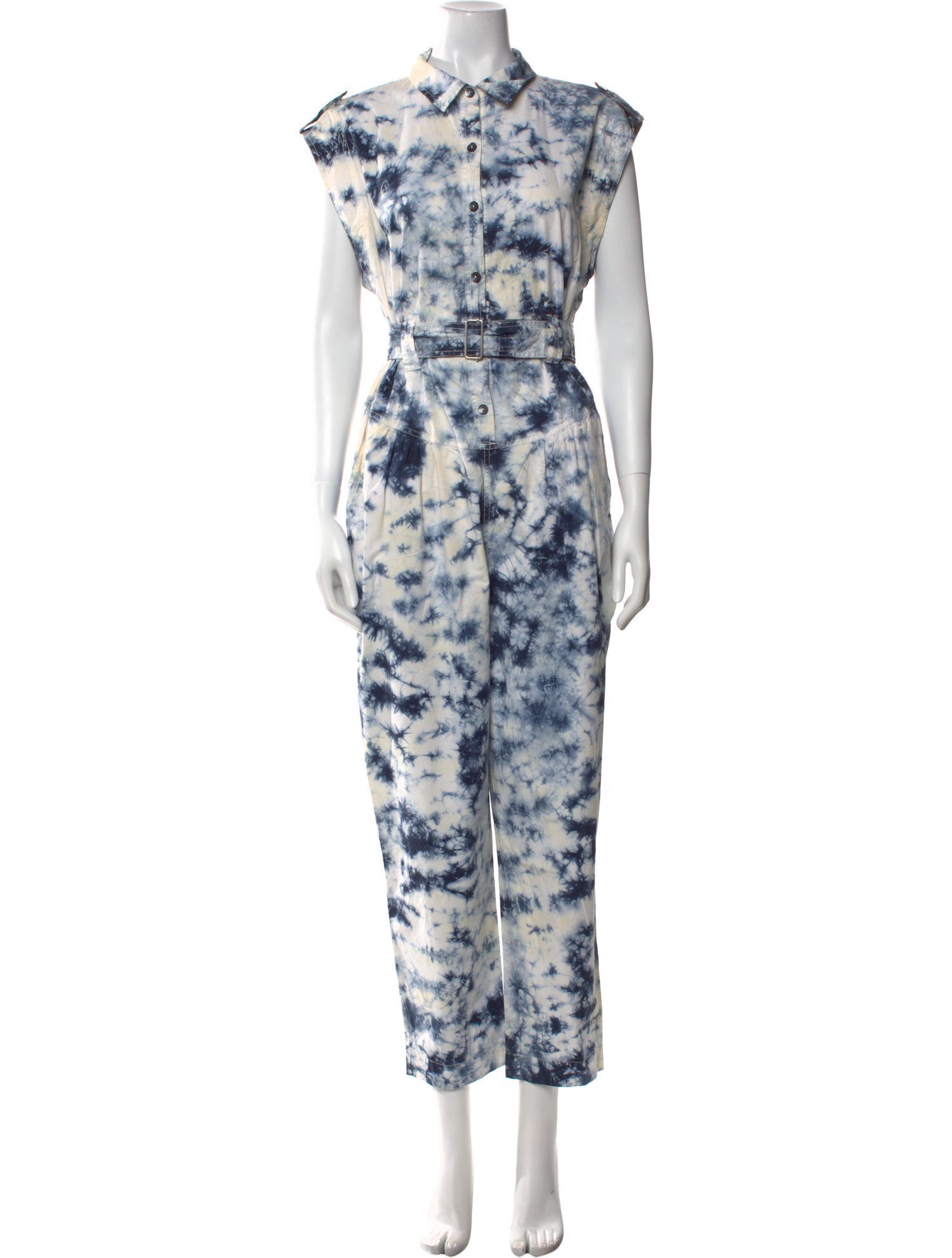 La Vie Rebecca Taylor Tie-Dye Print Jumpsuit