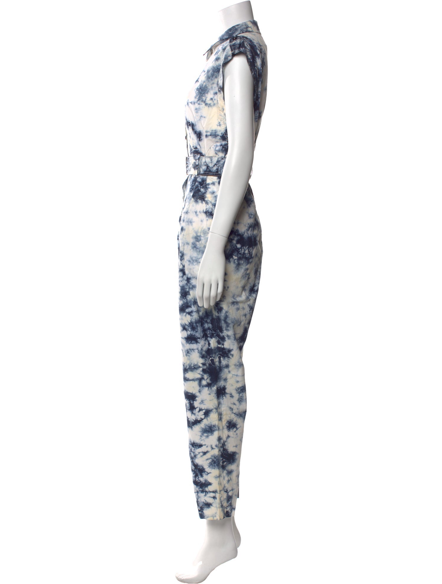 La Vie Rebecca Taylor Tie-Dye Print Jumpsuit