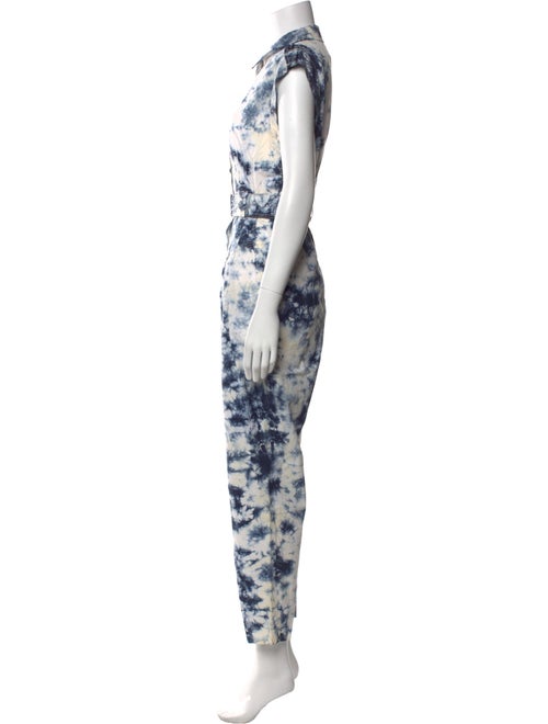 La Vie Rebecca Taylor Tie-Dye Print Jumpsuit