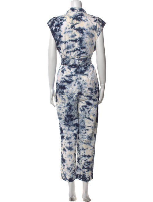 La Vie Rebecca Taylor Tie-Dye Print Jumpsuit