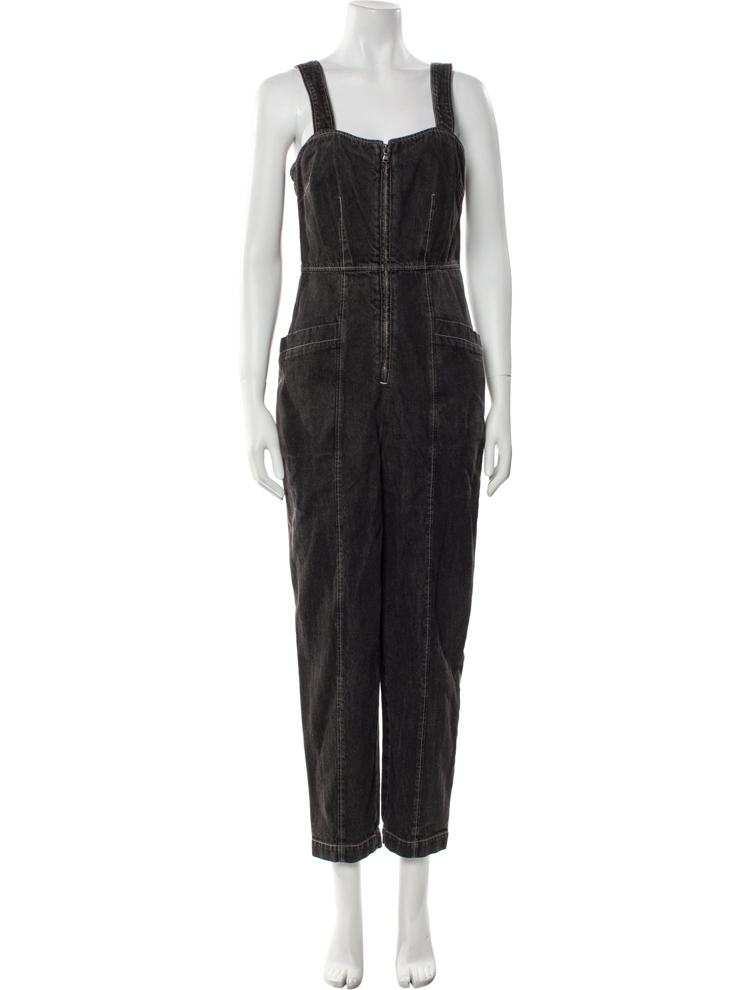 La Vie Rebecca Taylor Square Neckline Jumpsuit