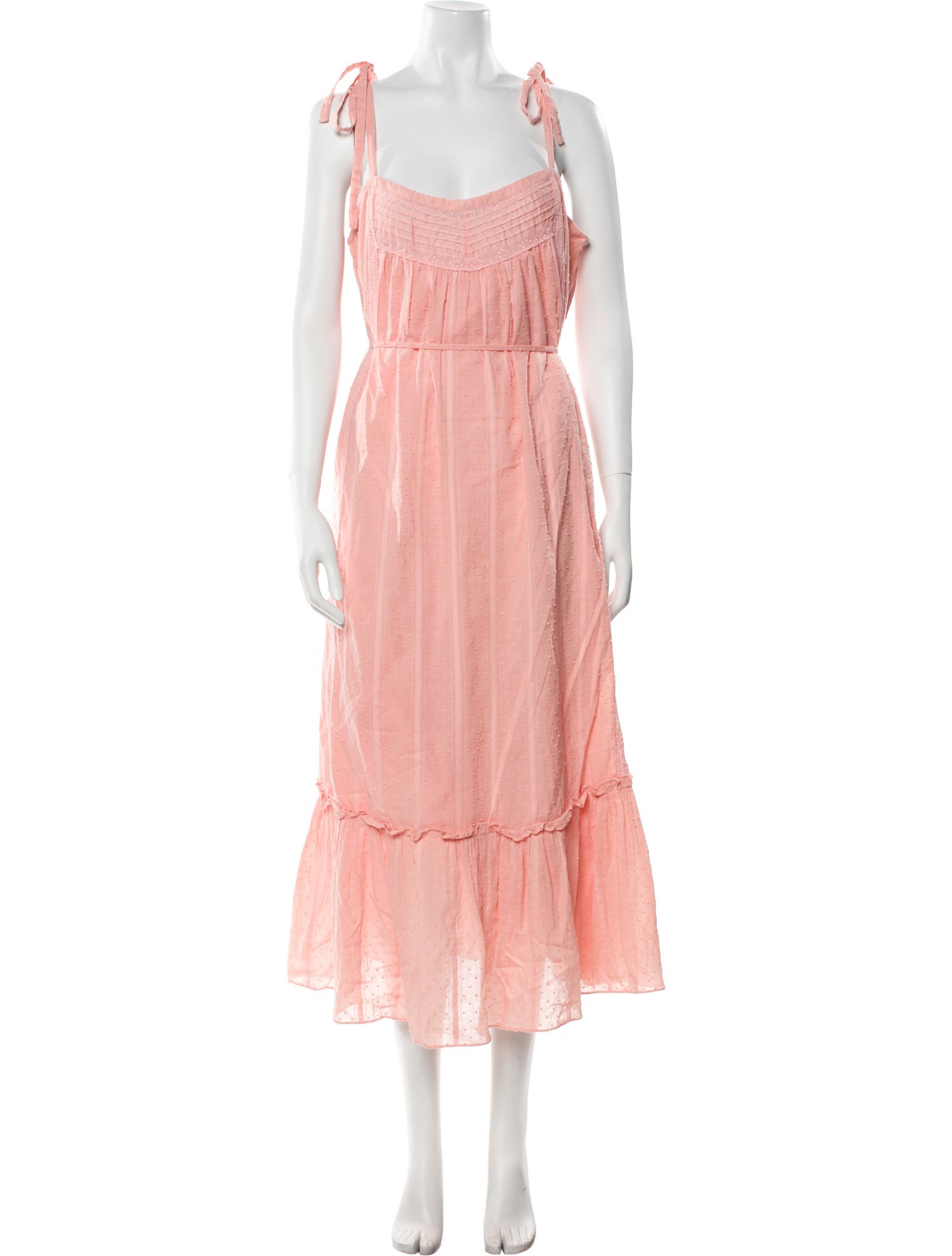 La Vie Rebecca Taylor Square Neckline Long Dress