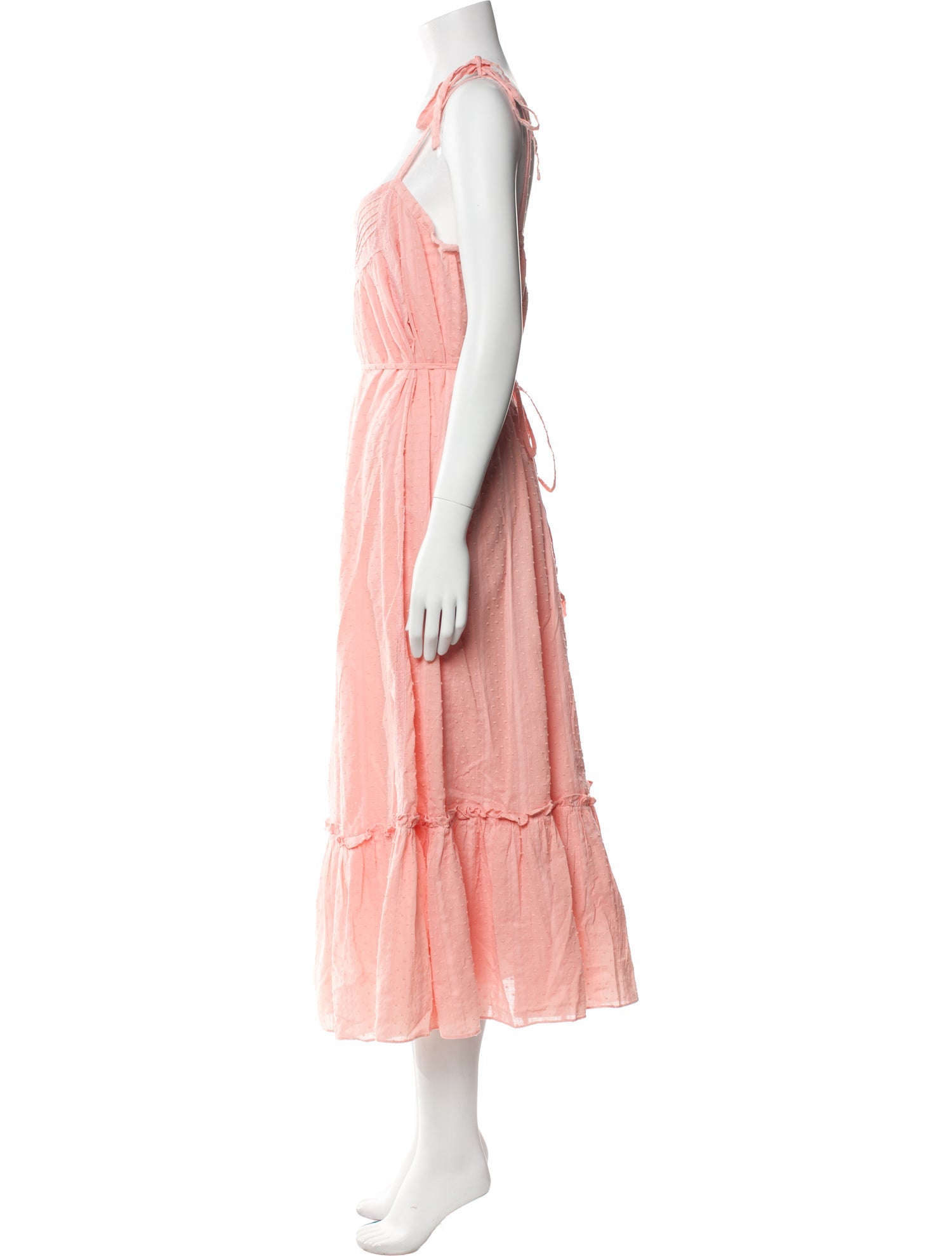 La Vie Rebecca Taylor Square Neckline Long Dress