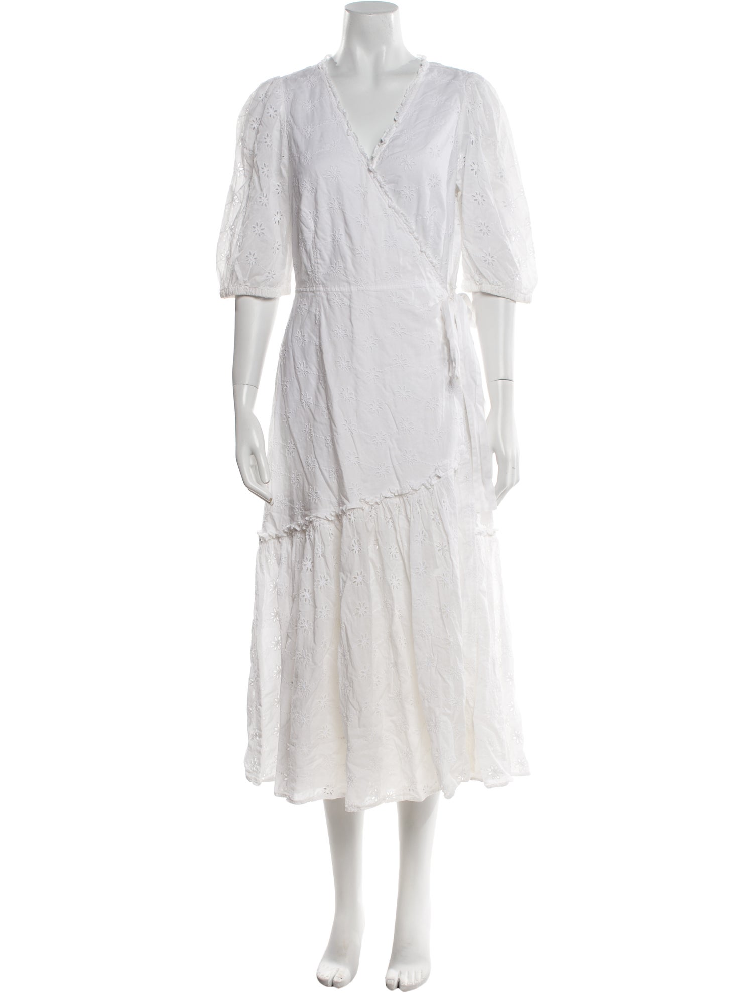 La Vie Rebecca Taylor V-Neck Long Dress