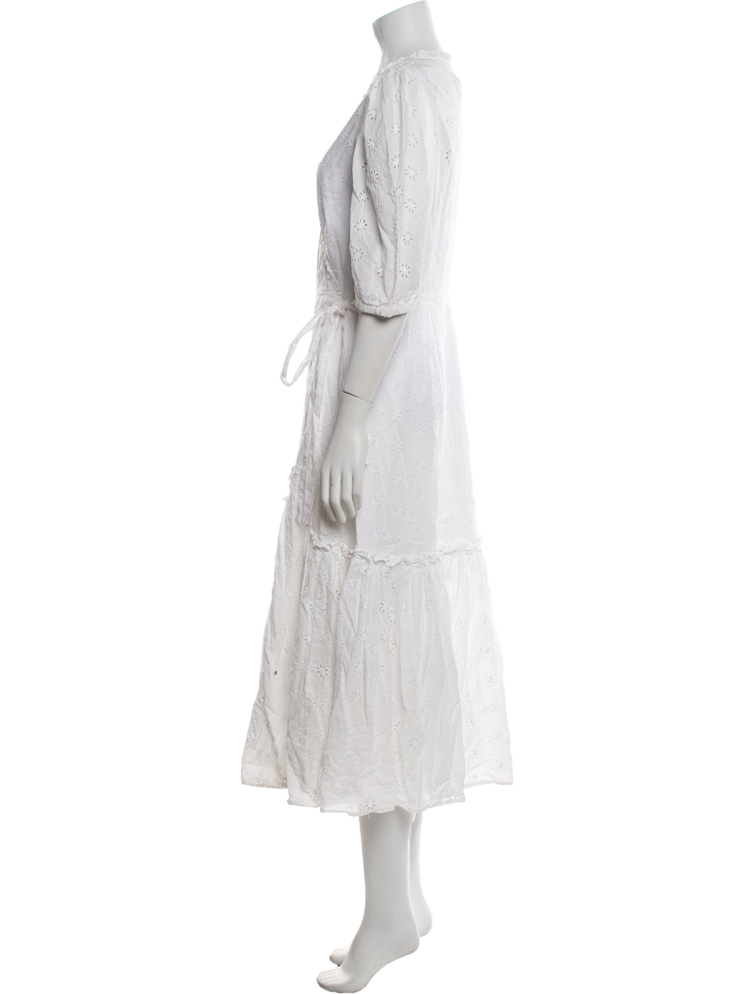 La Vie Rebecca Taylor V-Neck Long Dress