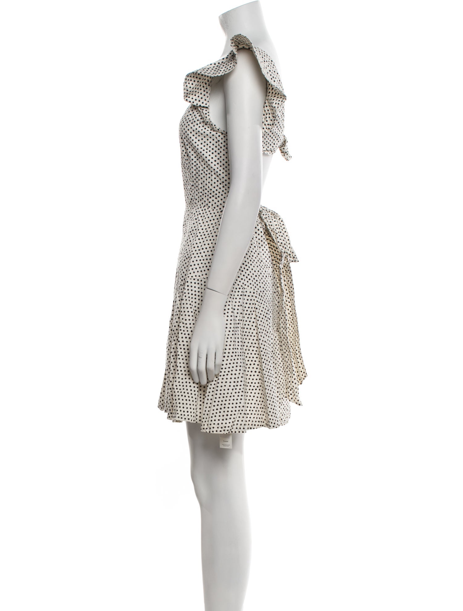 La Vie Rebecca Taylor Polka Dot Print Mini Dress