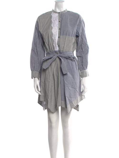 La Vie Rebecca Taylor Striped Mini Dress