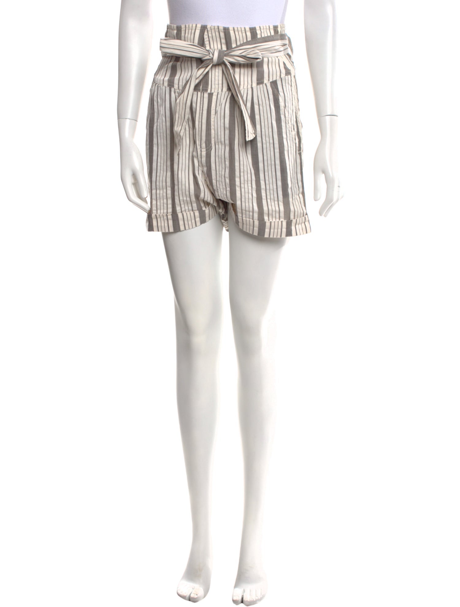 La Vie Rebecca Taylor Striped Knee-Length Shorts