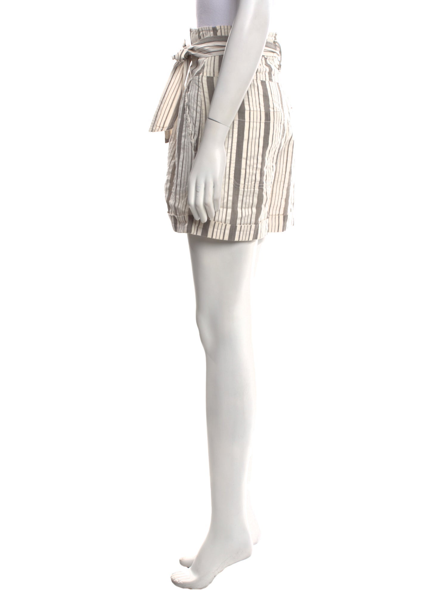 La Vie Rebecca Taylor Striped Knee-Length Shorts