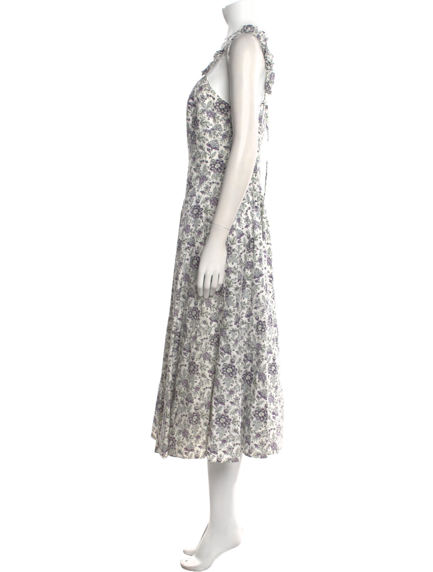 La Vie Rebecca Taylor Floral Print Long Dress