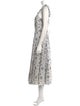 La Vie Rebecca Taylor Floral Print Long Dress