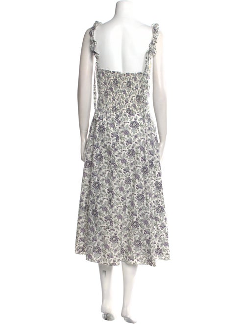 La Vie Rebecca Taylor Floral Print Long Dress