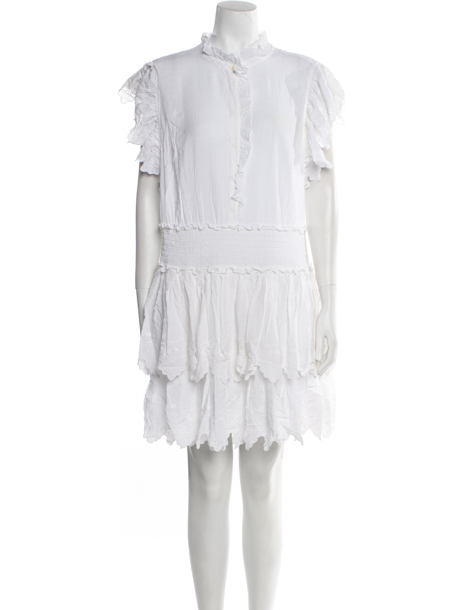 La Vie Rebecca Taylor Mock Neck Mini Dress